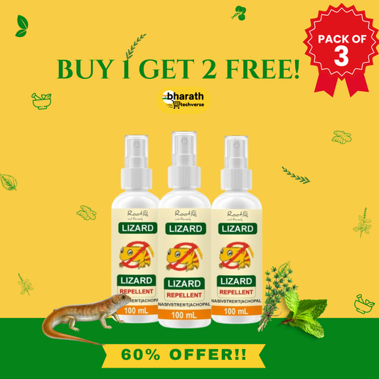 Lizard Repellent Spray Pack of 3 (100ml×3)